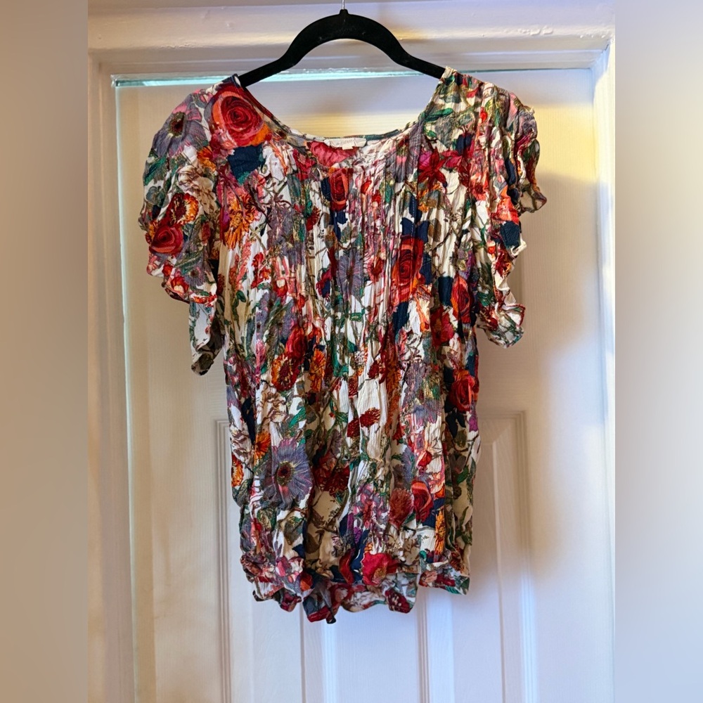 Mystree Colorful Floral Blouse